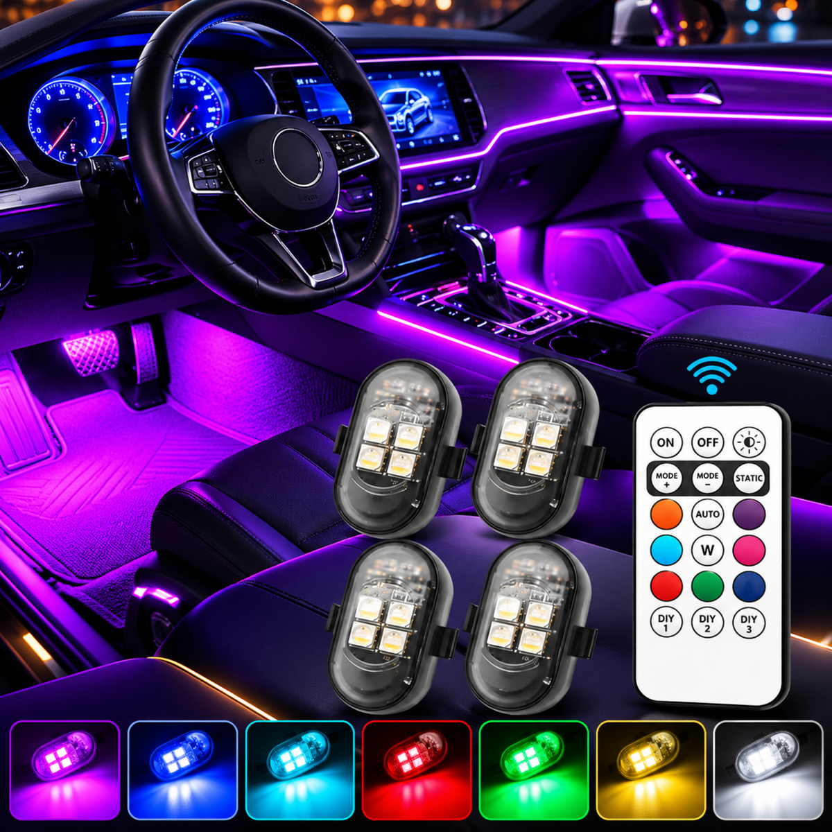 LumiLight™ – Trådlös LED-stämningsbelysning