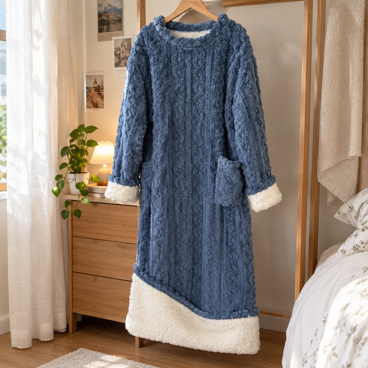 Mysella™ | Mjuk fleece, praktiska fickor och värme under vintern