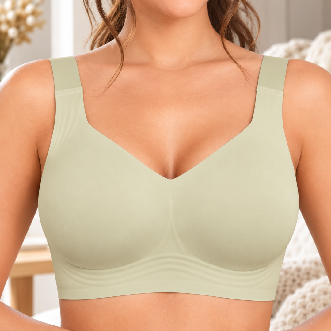 Lyftella™ | Sömlös BH med gelstöd, full täckning och lyftande effekt – utan bygel