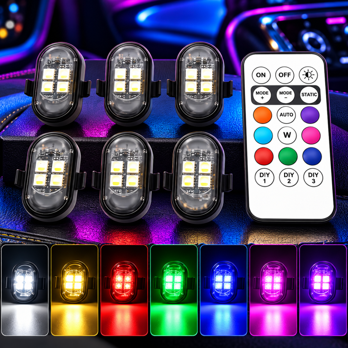 LumiLight™ – Trådlös LED-stämningsbelysning