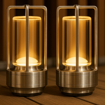 Lumière d'Orée – Trådlös designlampa i kristall och metall