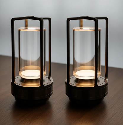 Lumière d'Orée – Trådlös designlampa i kristall och metall