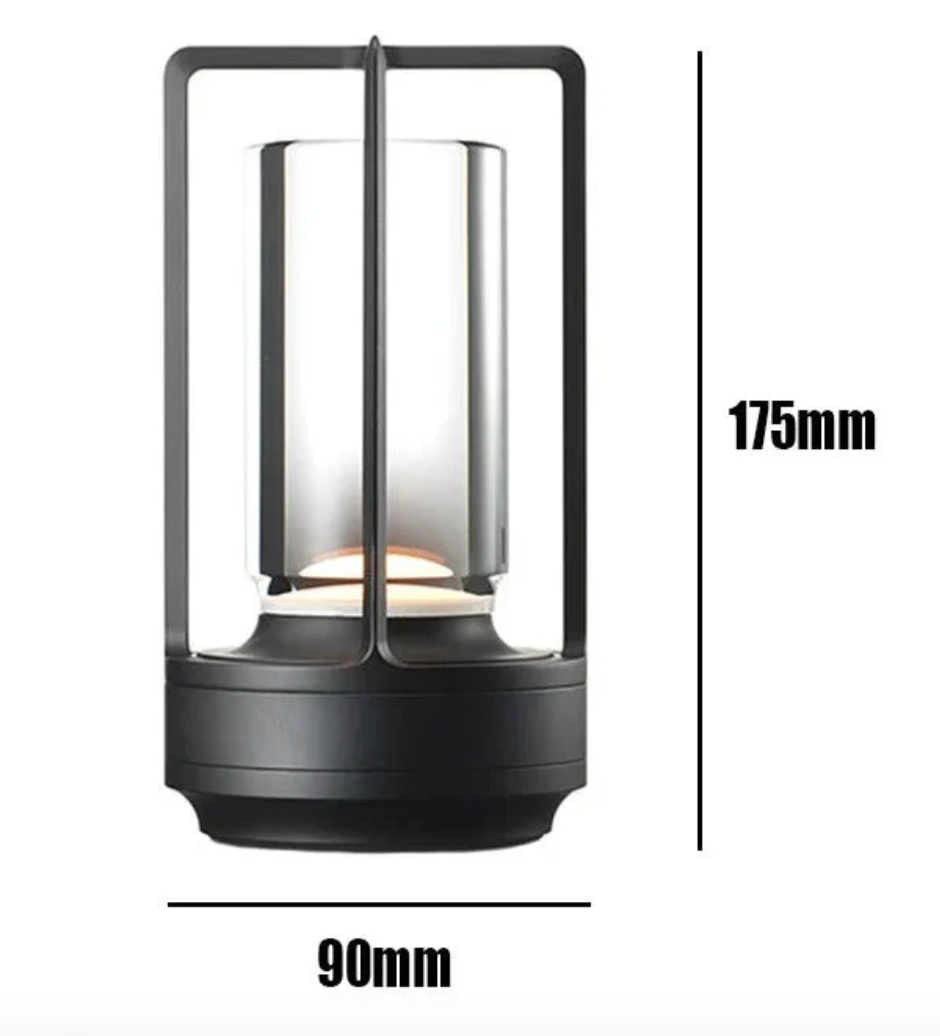 Lumière d'Orée – Trådlös designlampa i kristall och metall