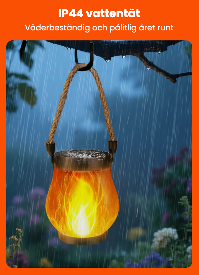 Eldglöd – lyktan med den levande lågan