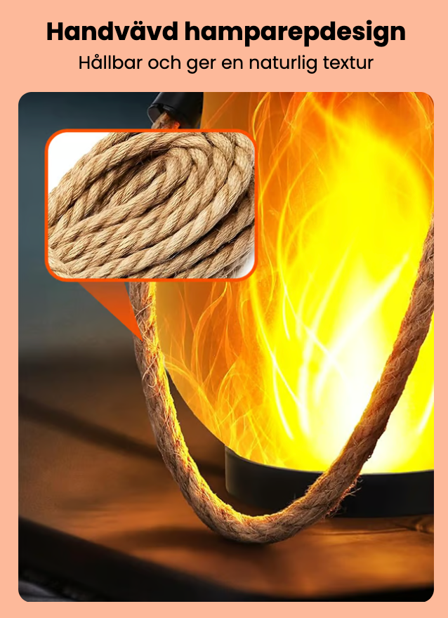 Eldglöd – lyktan med den levande lågan