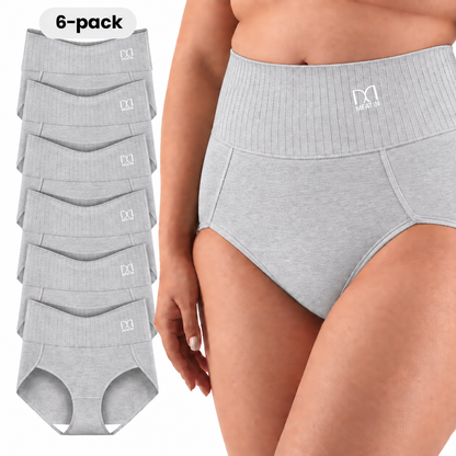 MageForm® 6-Pack Höga Midjetrosor – Bekväma & Formande