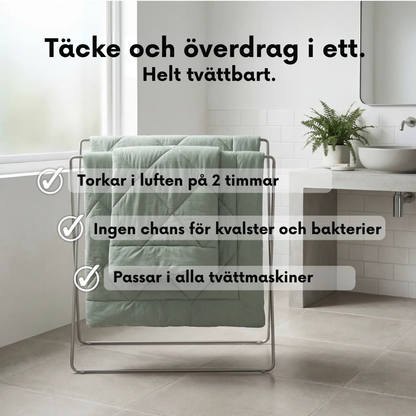 Jorro® Täcke | Det snabbtorkande 2-i-1-täcket som gör sängkläder överflödiga.