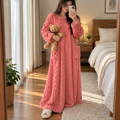 Mysella™ | Mjuk fleece, praktiska fickor och värme under vintern