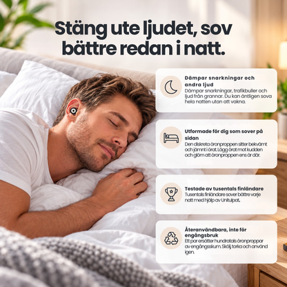 SovLugn™ – Bekväma Öronproppar för Natten