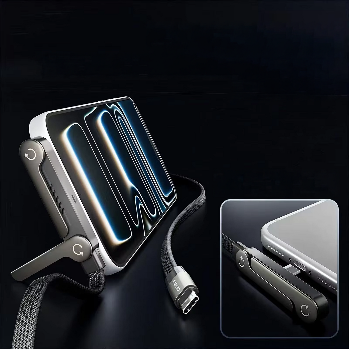 Holder360°™ StandCharger 1+1 GRATIS – 90° Snabbladdande Telefonställ