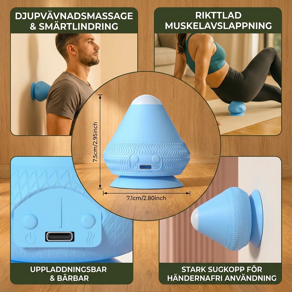 Triggerpunkt-Självmassageboll Med Sugpropp