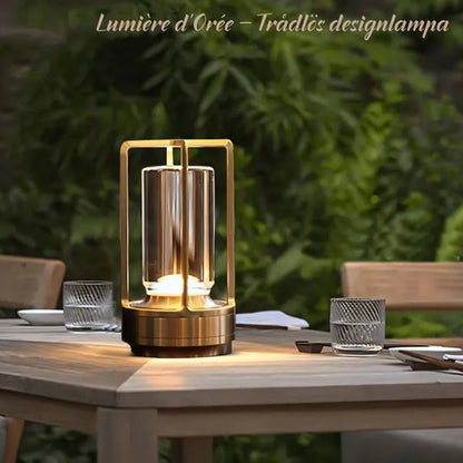 Lumière d'Orée – Trådlös designlampa i kristall och metall