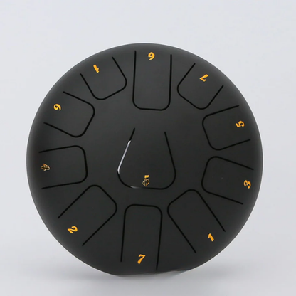 Harmonii KlankOase™ Steel Tongue Drum – Magiskt klangskålsljud för avkoppling, meditation och kreativt uttryck