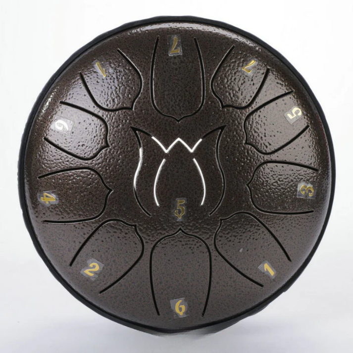 Harmonii KlankOase™ Steel Tongue Drum – Magiskt klangskålsljud för avkoppling, meditation och kreativt uttryck