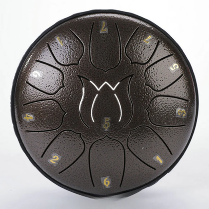 Harmonii KlankOase™ Steel Tongue Drum – Magiskt klangskålsljud för avkoppling, meditation och kreativt uttryck