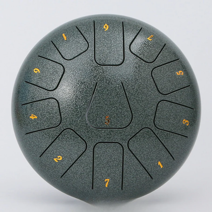 Harmonii KlankOase™ Steel Tongue Drum – Magiskt klangskålsljud för avkoppling, meditation och kreativt uttryck
