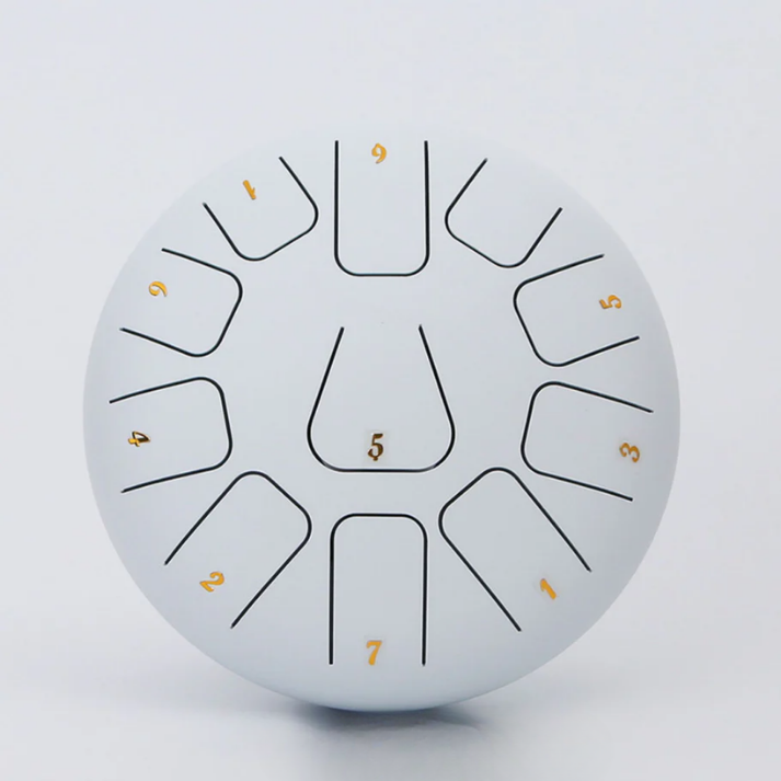 Harmonii KlankOase™ Steel Tongue Drum – Magiskt klangskålsljud för avkoppling, meditation och kreativt uttryck