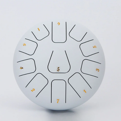 Harmonii KlankOase™ Steel Tongue Drum – Magiskt klangskålsljud för avkoppling, meditation och kreativt uttryck