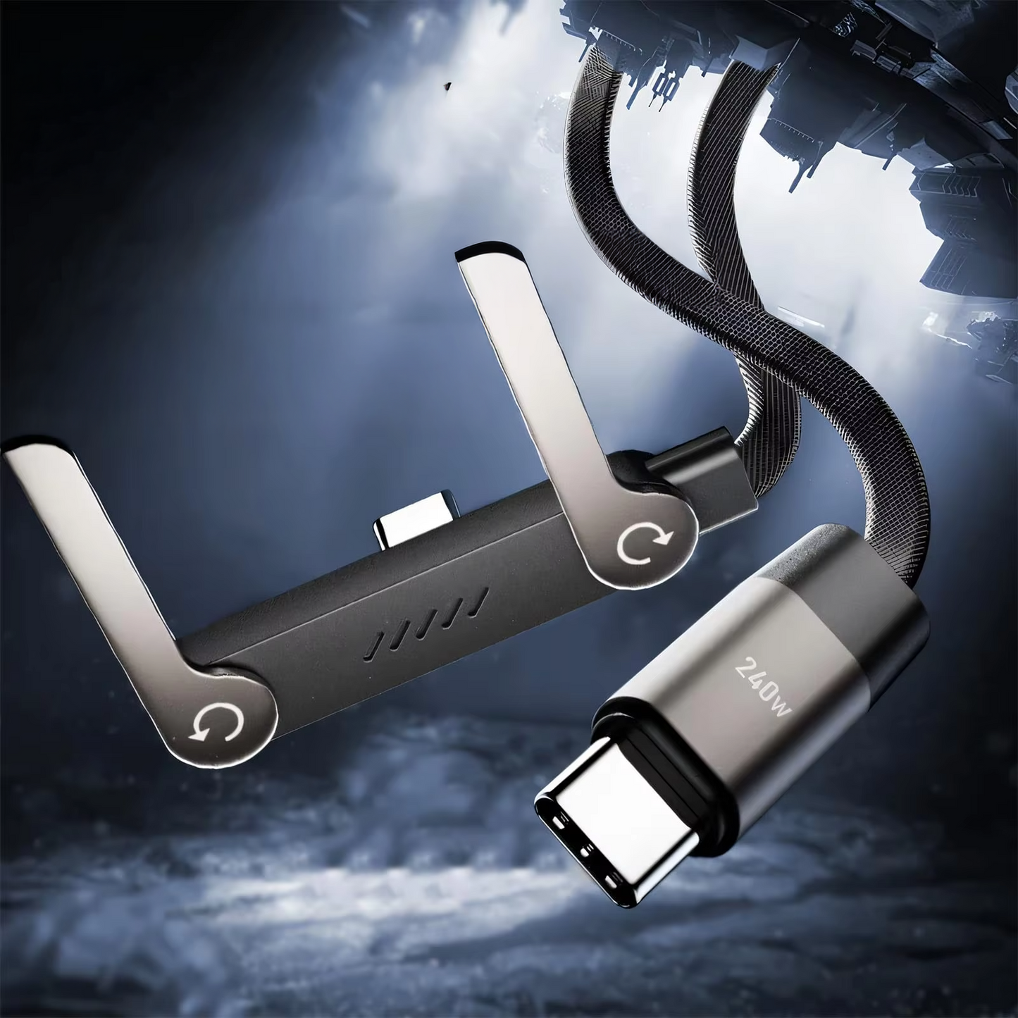 Holder360°™ StandCharger 1+1 GRATIS – 90° Snabbladdande Telefonställ