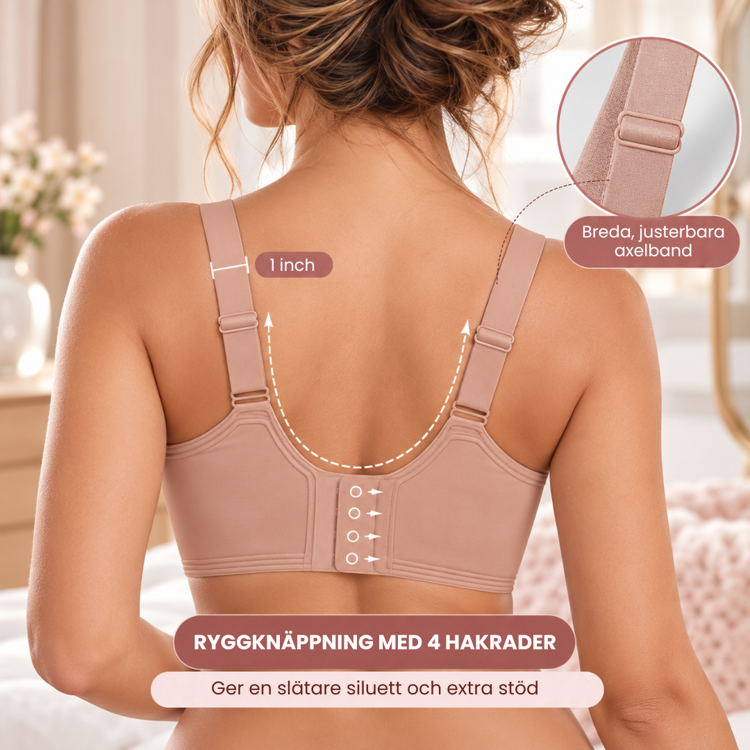 Lyftella™ | Sömlös BH med gelstöd, full täckning och lyftande effekt – utan bygel