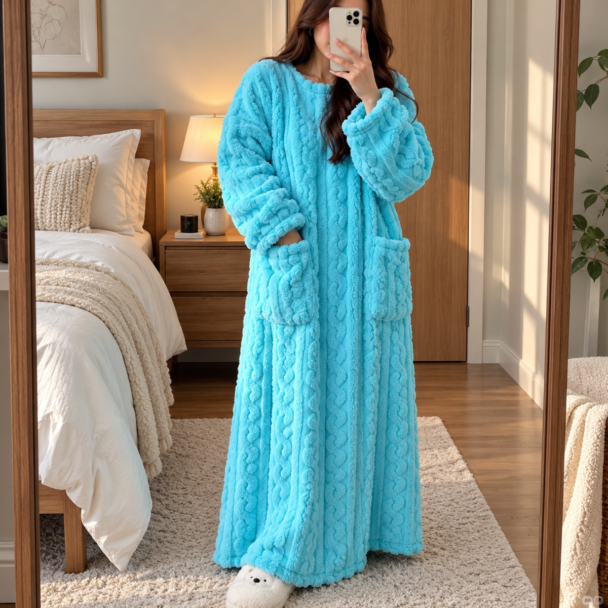 Mysella™ | Mjuk fleece, praktiska fickor och värme under vintern