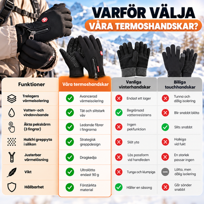 Sverige – Varma termohandskar