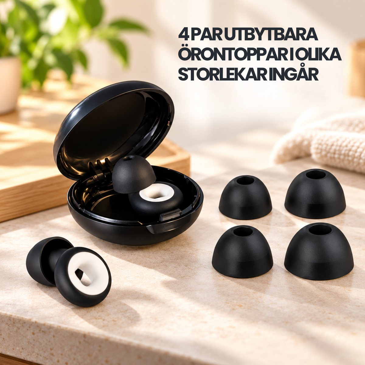 SovLugn™ – Bekväma Öronproppar för Natten