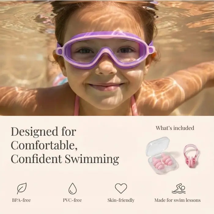 AquaStar™ – Bekväma Simglasögon för Små Vattenälskare