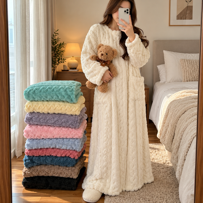 Mysella™ | Mjuk fleece, praktiska fickor och värme under vintern