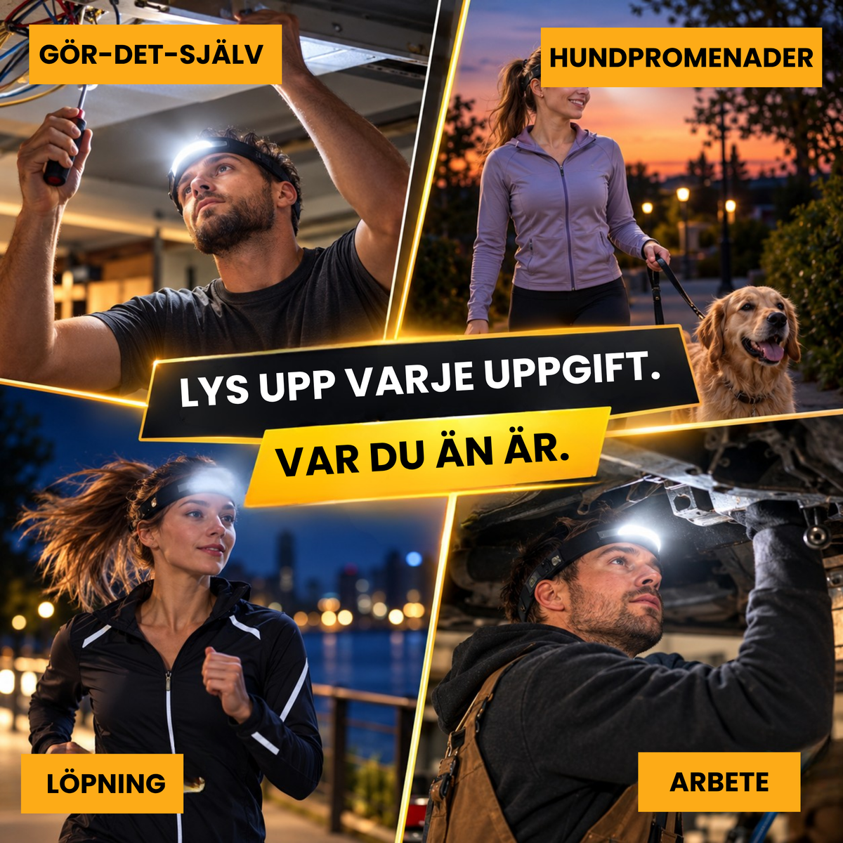 Solbergs light - Lys upp mer, se tydligare och ha händerna fria!