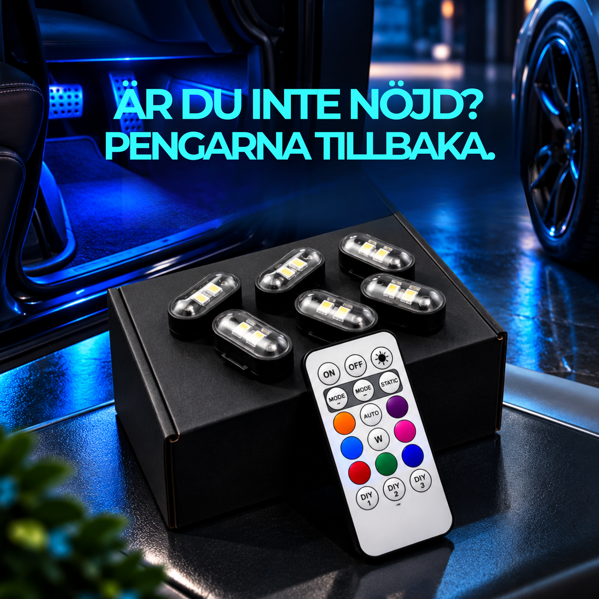 LumiLight™ – Trådlös LED-stämningsbelysning