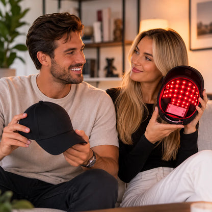 HårKraft™ LED-Keps – För fylligare och starkare hår