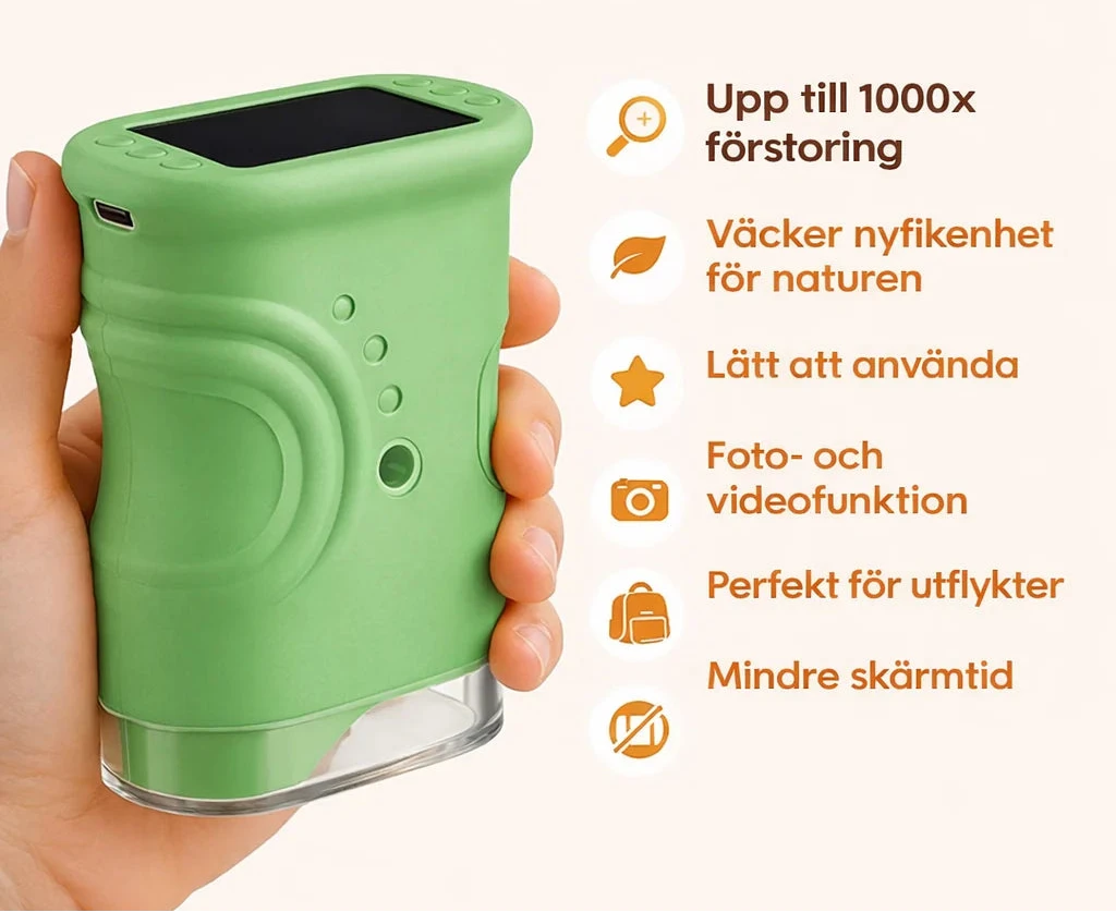 NaturLins™ Barnmikroskop