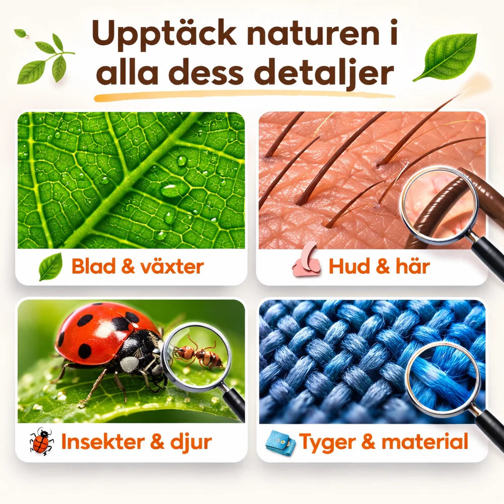 NaturLins™ Barnmikroskop