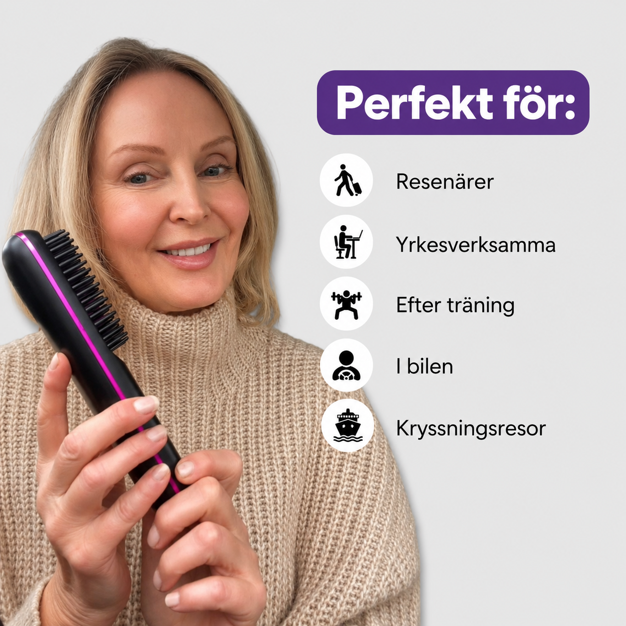NordGlow™ 3D  - Värmeborste