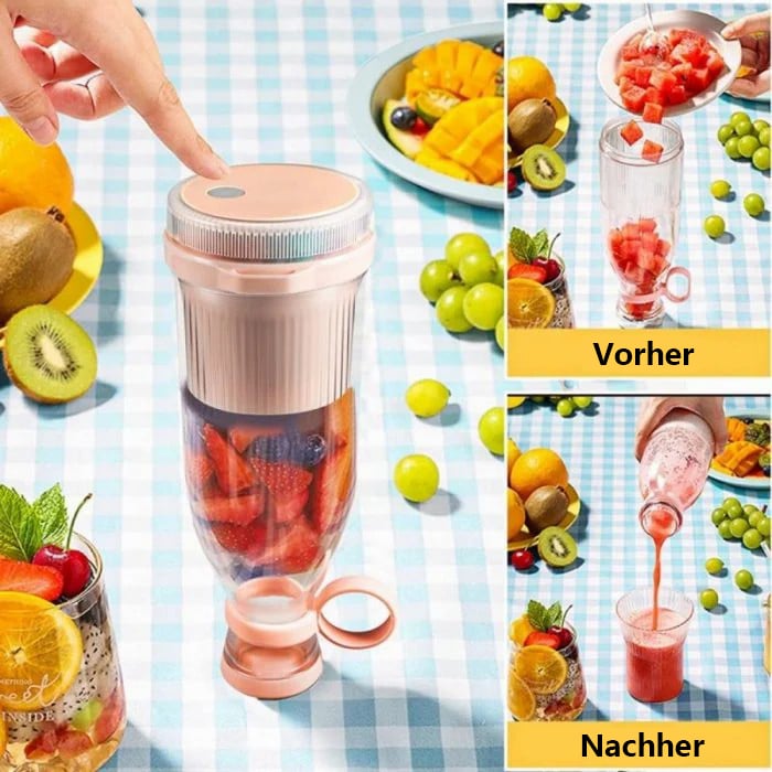 Bärbar Juicer Bästsäljare | 🌟 Färsk Juice, När som helst, Var som helst!