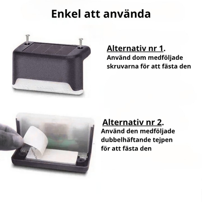 Solcellsdriven Utomhuslampa - Skapar en stämningsfull atmosfär
