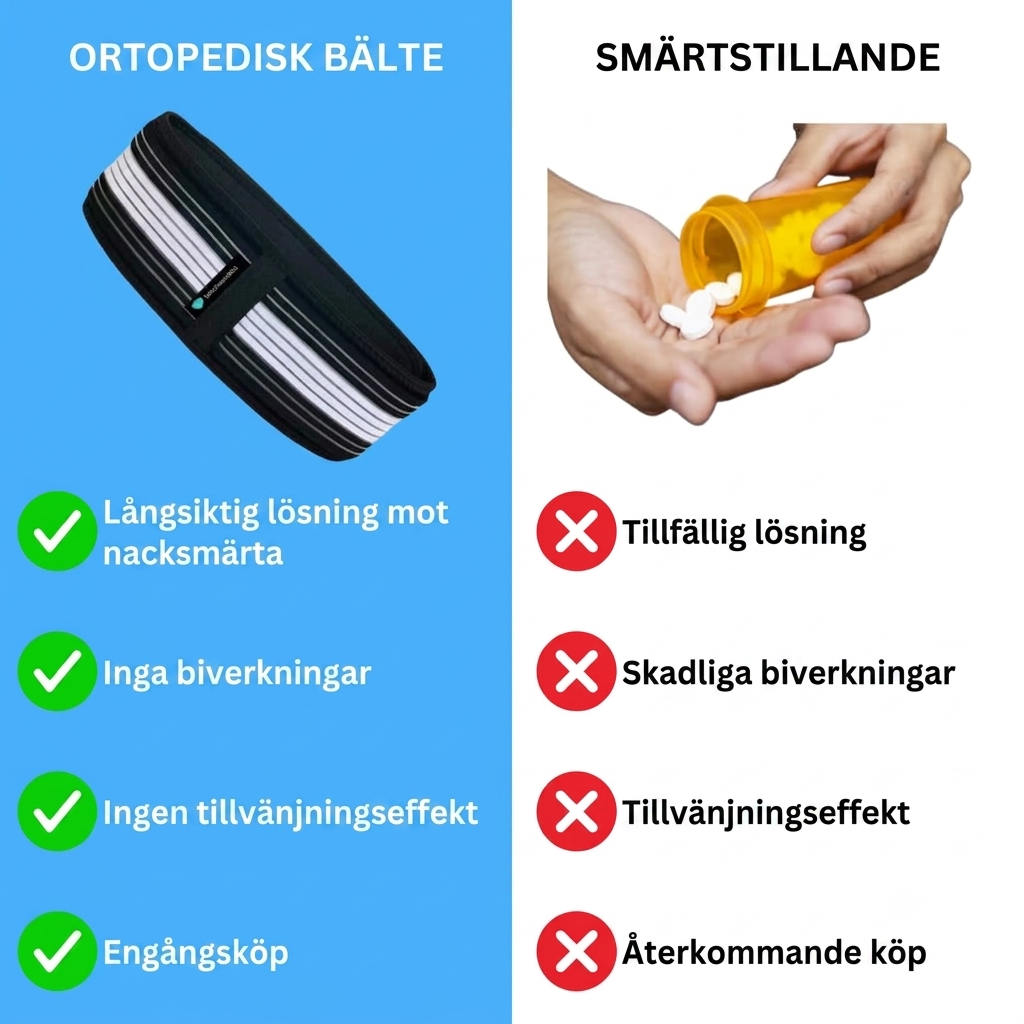 Ortopediskt bälte - Säg adjö till ryggsmärtorna och börja leva igen.