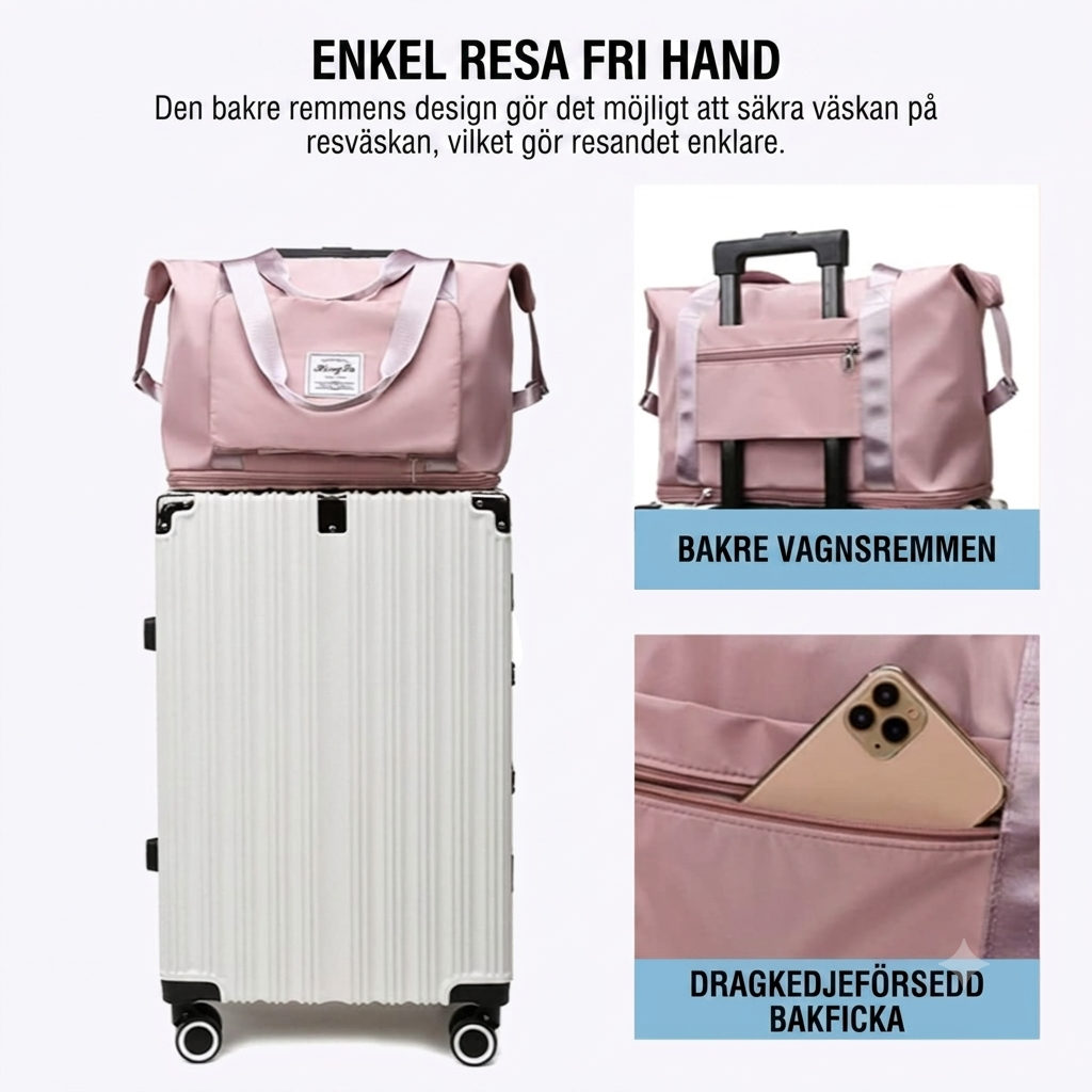 Kikky™ | Vattentät och utbyggbar väska!