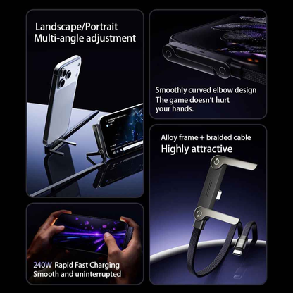 Holder360°™ StandCharger 1+1 GRATIS – 90° Snabbladdande Telefonställ