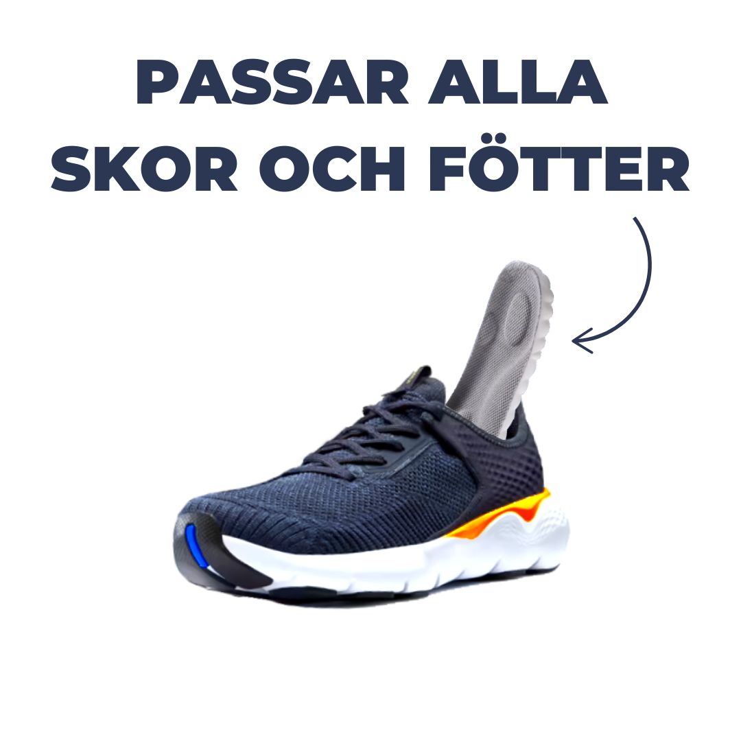 Solbergs 4D skoinlägg för hälsporre och fotvärk