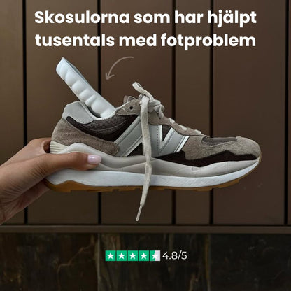 Solbergs 4D skoinlägg för hälsporre och fotvärk