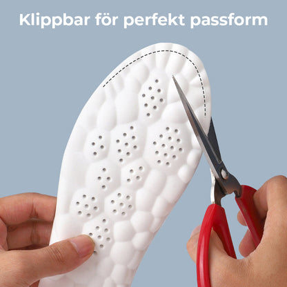 Solbergs 4D skoinlägg för hälsporre och fotvärk