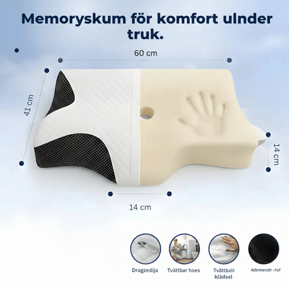 NordRo Ergonomisk Nackkudde - God sömn, mindre stress, ett bättre liv.