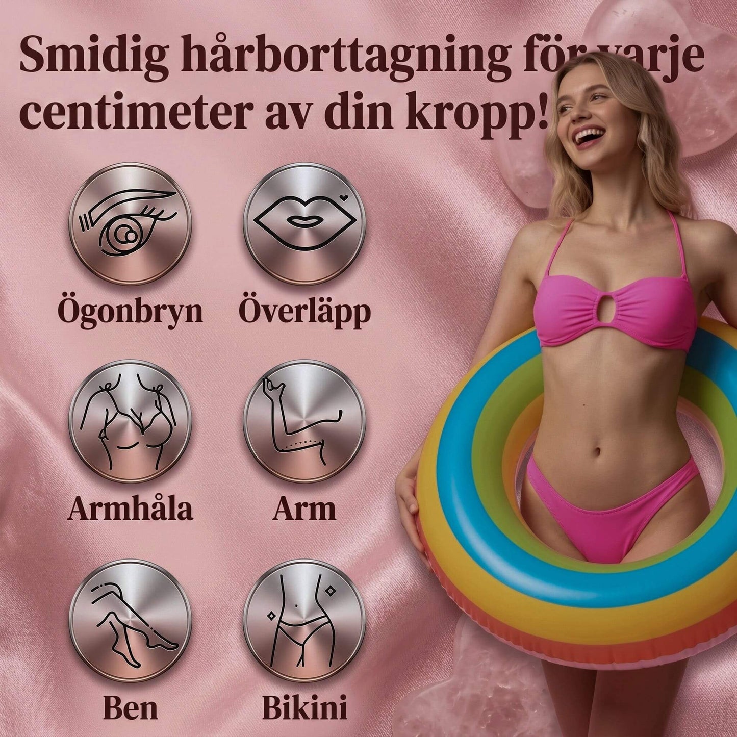 LunaSilk Vattentålig 2-i-1 Rakapparat