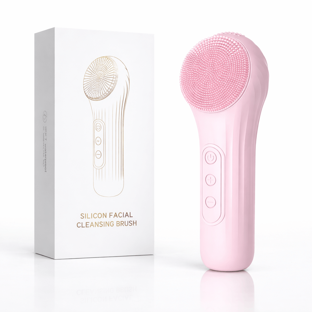 GlowMatic – Elektrisk Ansiktsrengöringsborste med Sonic-Vibration & IPX7 Vattentät Design