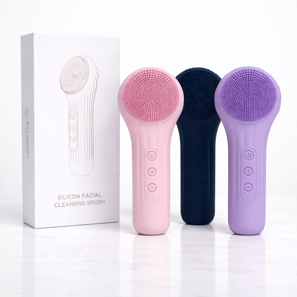 GlowMatic – Elektrisk Ansiktsrengöringsborste med Sonic-Vibration & IPX7 Vattentät Design