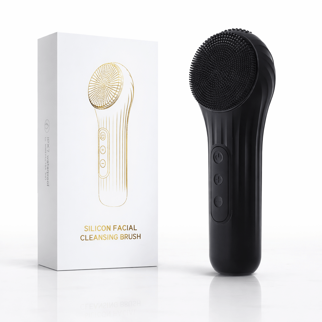 GlowMatic – Elektrisk Ansiktsrengöringsborste med Sonic-Vibration & IPX7 Vattentät Design