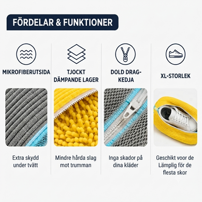 TvättSkydd™ Skopåse – Skydda dina skor i tvättmaskinen