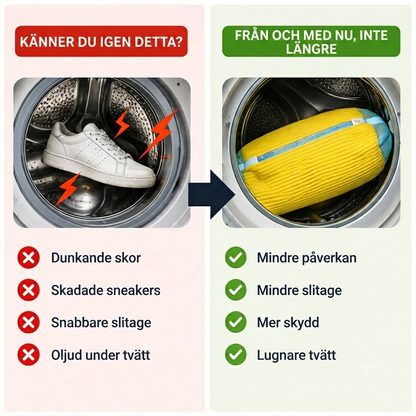 TvättSkydd™ Skopåse – Skydda dina skor i tvättmaskinen